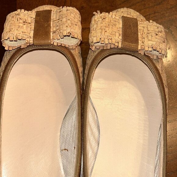 Stuart Weitzman Tan Candy Cork Flat Shoes(6.5M) - Picture 8 of 13